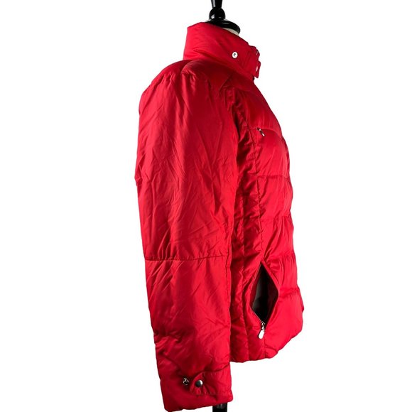 Land's End Red Puffy Down Jacket, Women's Size XL, 18-20 - Picture 6 of 16